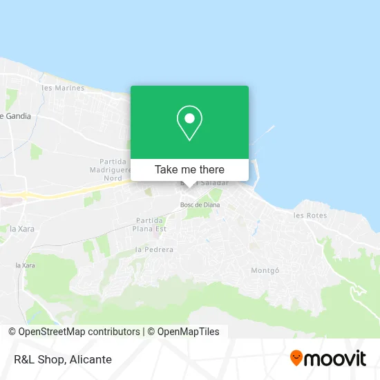 R&L Shop map