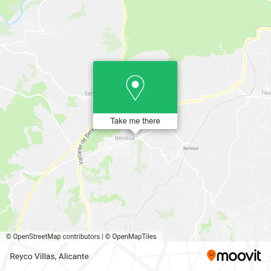 Reyco Villas map