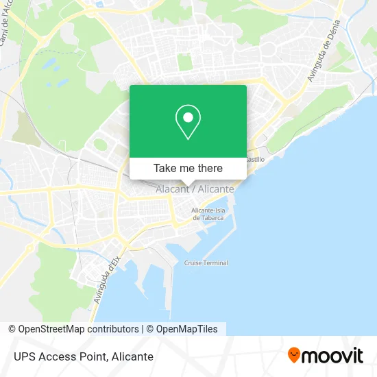 Ups Access Point map
