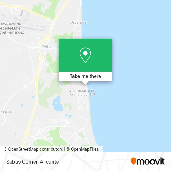 Sebas Corner map