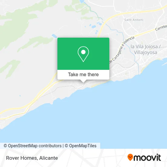 Rover Homes map