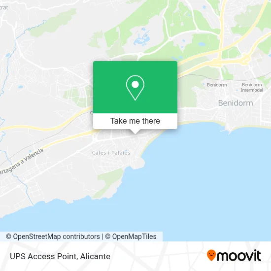 Ups Access Point map