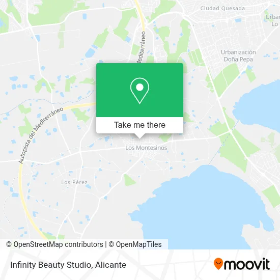 Infinity Beauty Studio map