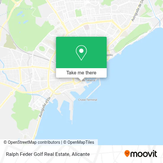 Ralph Feder Golf Real Estate map