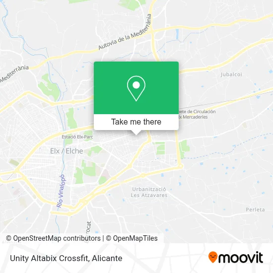Unity Altabix Crossfit map