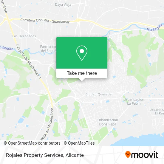 Rojales Property Services map