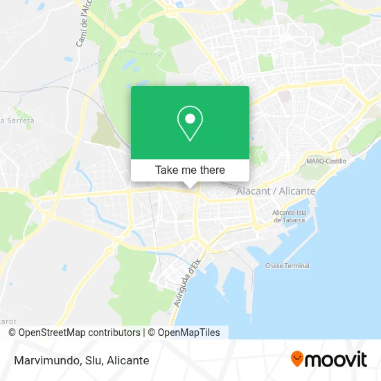 Marvimundo, Slu map