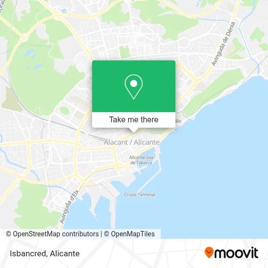Isbancred map