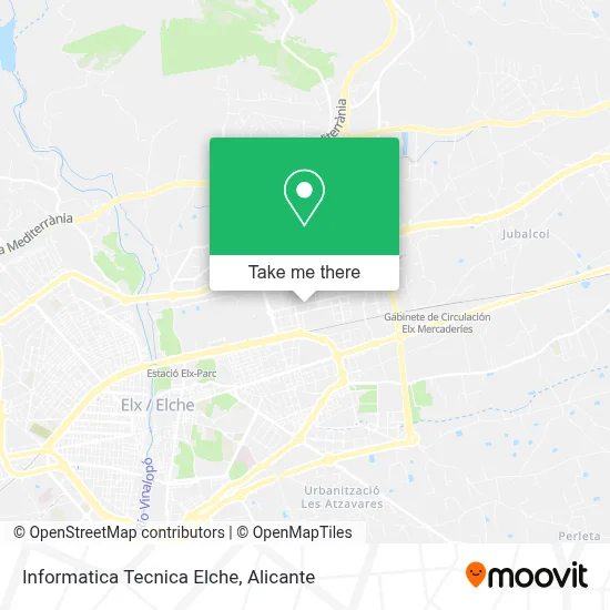 Informatica Tecnica Elche map