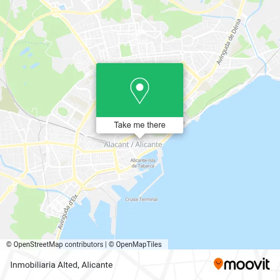 Inmobiliaria Alted map