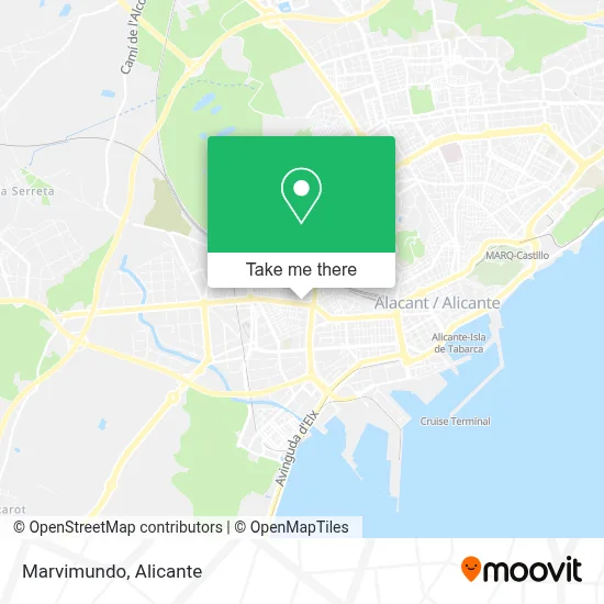 Marvimundo map