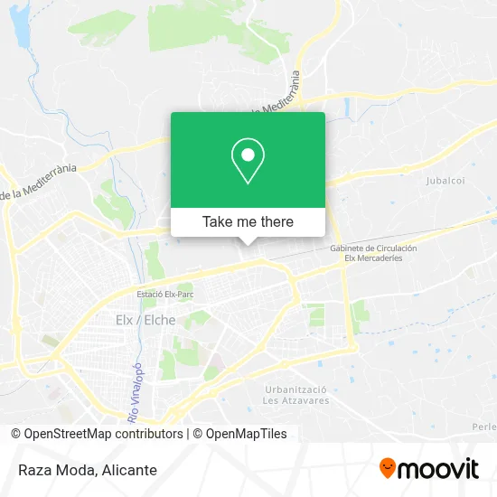 Raza Moda map