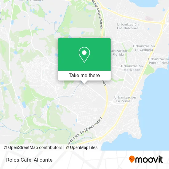 Rolos Cafe map