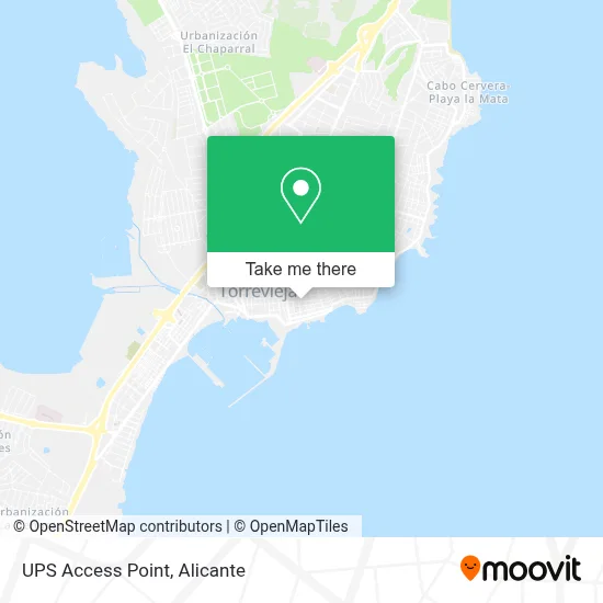 Ups Access Point map