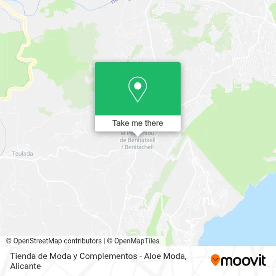 Tienda de Moda y Complementos - Aloe Moda map