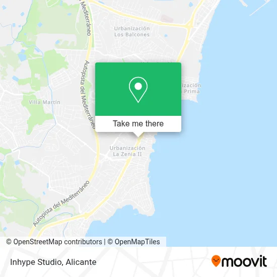 Inhype Studio map