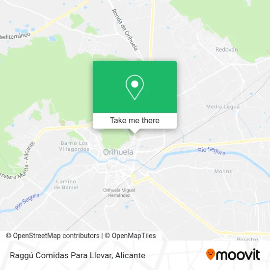 Raggú Comidas Para Llevar map