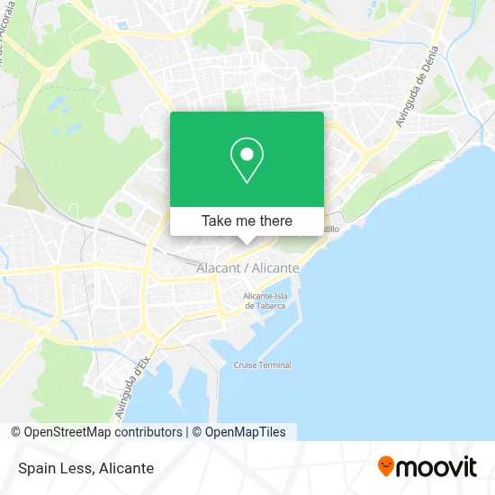 Spain Less map