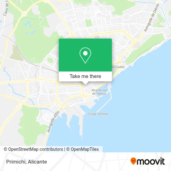 Primichi map
