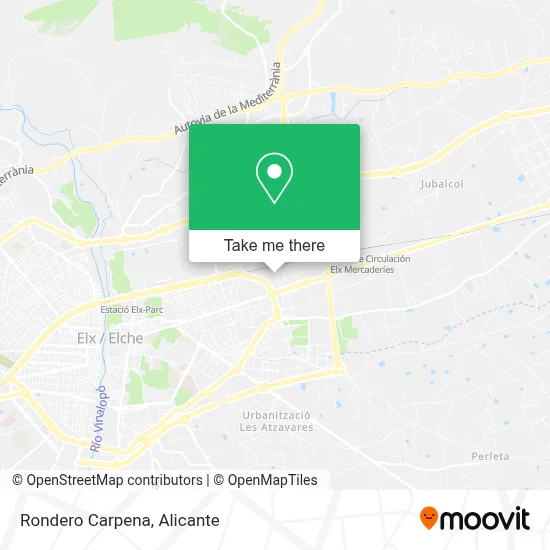 Rondero Carpena map