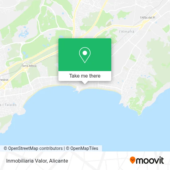 Inmobiliaria Valor map