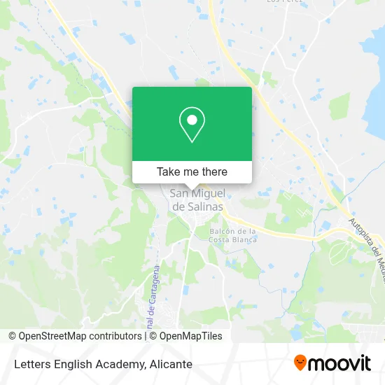 Letters English Academy map