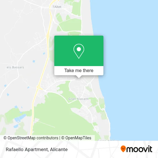 Rafaello Apartment map