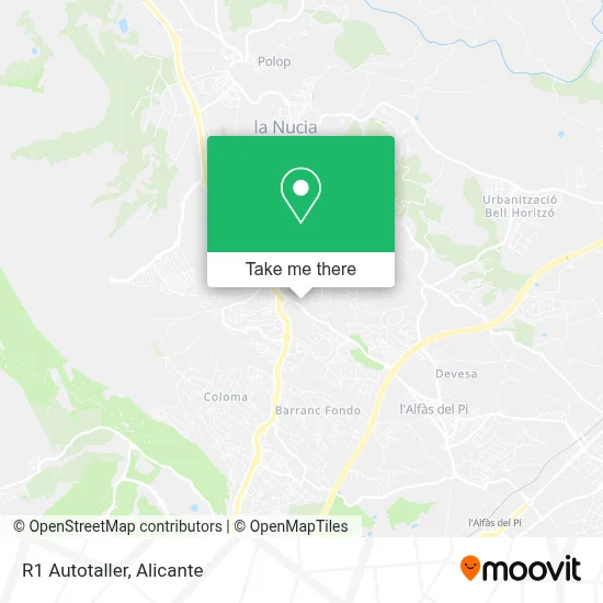 R1 Autotaller map
