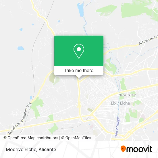 Modrive Elche map