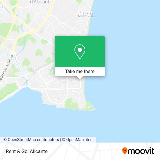 Rent & Go map