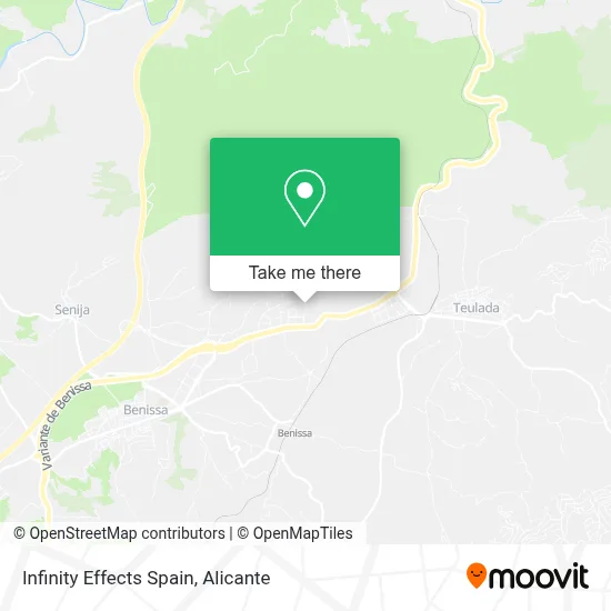 Infinity Effects Spain map