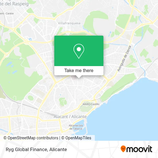 Ryg Global Finance map
