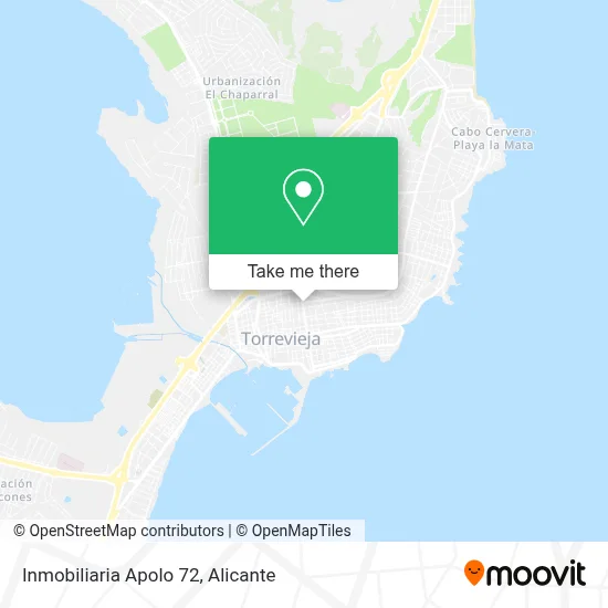 Inmobiliaria Apolo 72 map