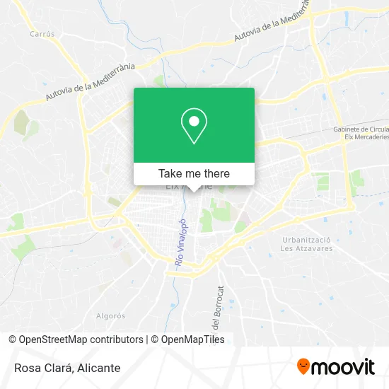 Rosa Clará map