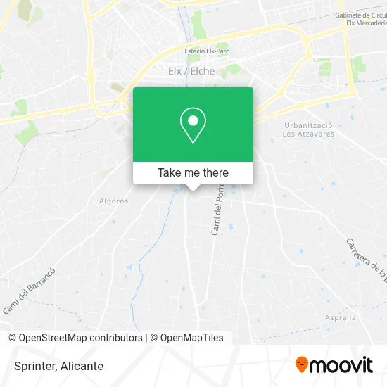 Sprinter map