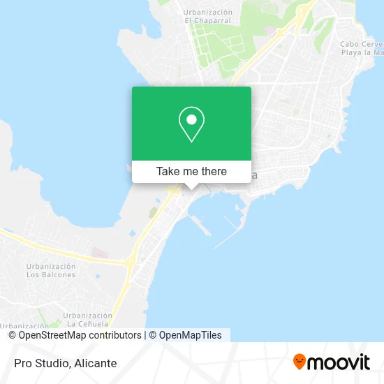 Pro Studio map