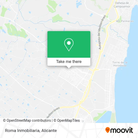 Roma Inmobiliaria map