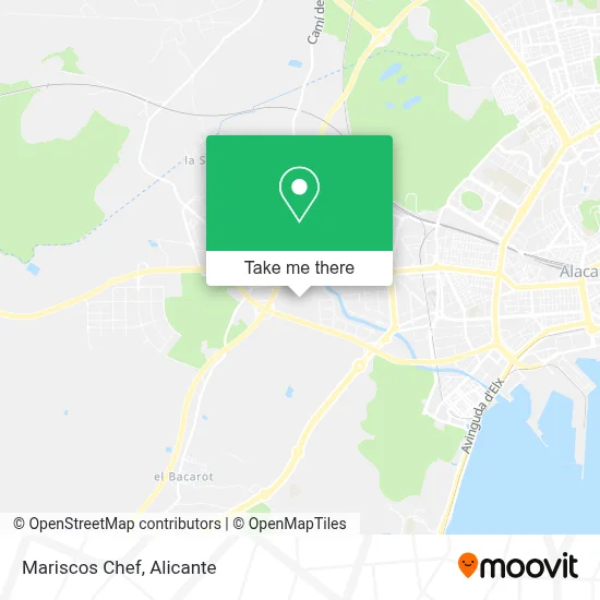 Mariscos Chef map