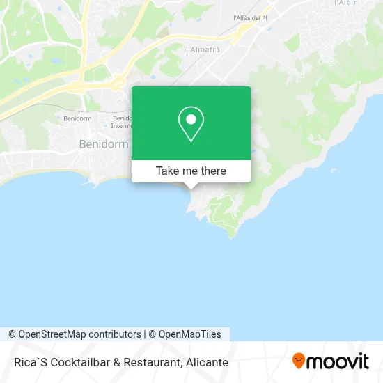 Rica`S Cocktailbar & Restaurant map