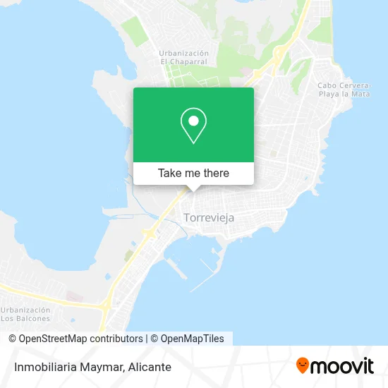 Inmobiliaria Maymar map