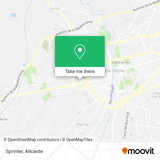 Sprinter map