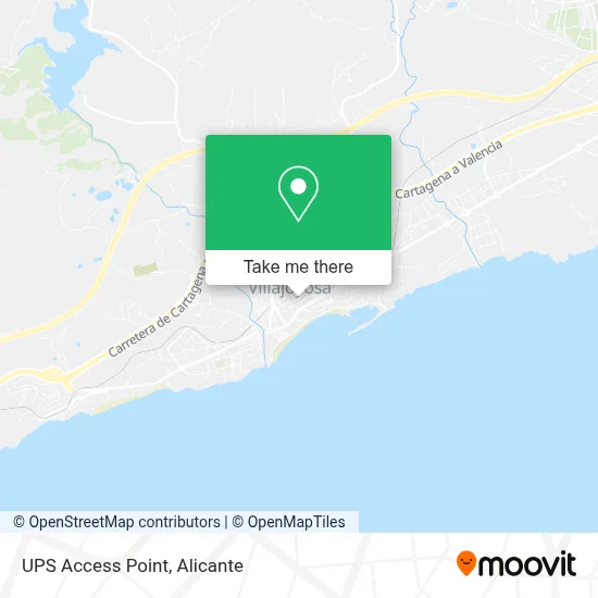 Ups Access Point map