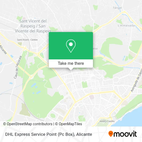 DHL Express Service Point (Pc Box) map
