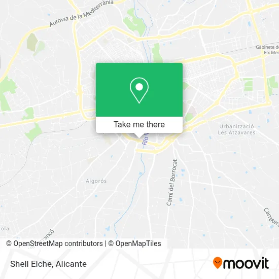 Shell Elche map