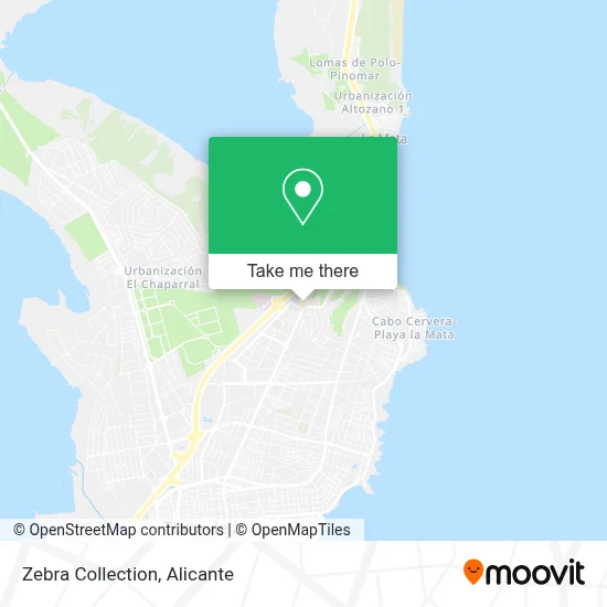 Zebra Collection map