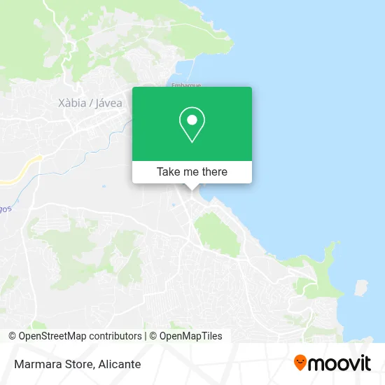 Marmara Store map