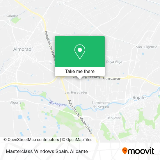 Masterclass Windows Spain map