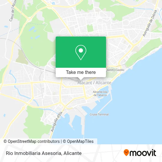 Rio Inmobiliaria Asesoria map