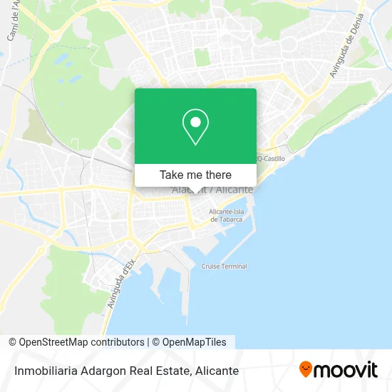 Inmobiliaria Adargon Real Estate map