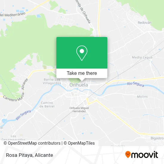 Rosa Pitaya map